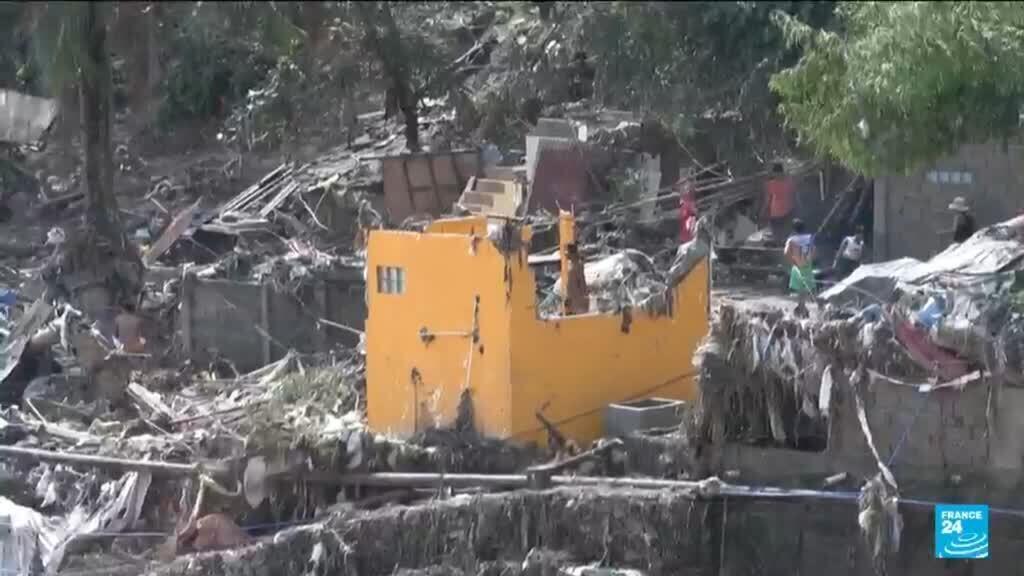 'Video thumbnail for Typhoon Kalmaegi leaves dozens dead as it lashed the Philippines'