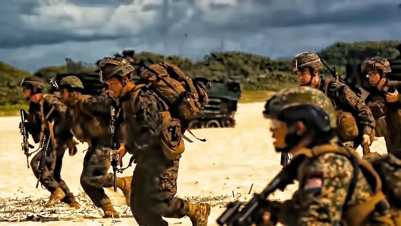 Video thumbnail for International Amphibious Invasion • RIMPAC 2018