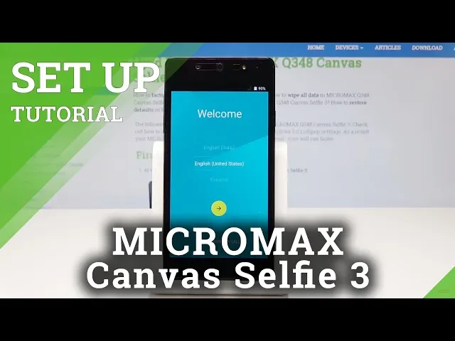 Video thumbnail for How to Set Up MICROMAX Selfie 3 - Activate & Configure