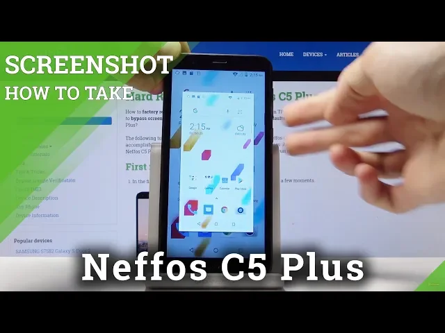 Video thumbnail for How to Take Screenshot in Neffos C5 Plus - Save / Grab Screen