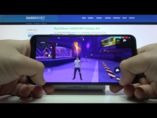 Video thumbnail for Samsung Galaxy A11 - Garena Free Fire Gameplay & Settings