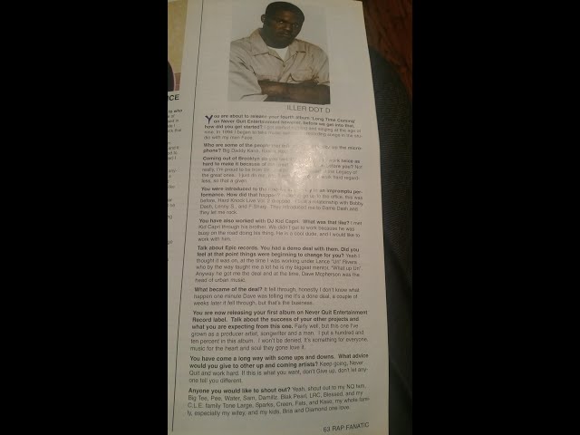 Video thumbnail for ILLER DOT -NO REGRETS