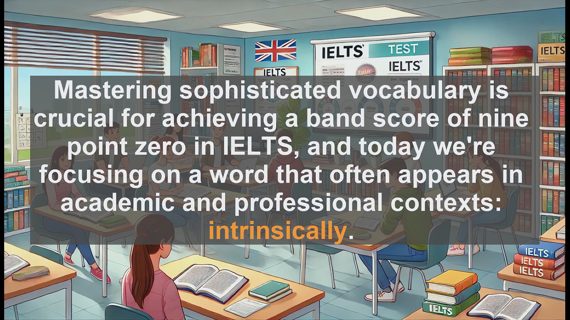 'Video thumbnail for 2000 Must Know IELTS 9.0 Vocabulary - IELTS Vocabulary: Understanding and Using 'Intrinsically''
