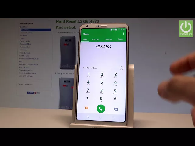 Video thumbnail for LG G6 UNLOCK FRP / Bypass Google Verifcation Newest Security