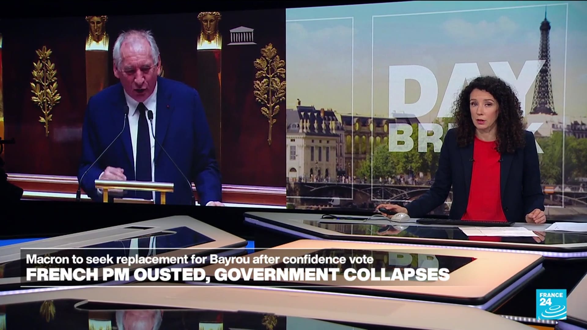 'Video thumbnail for ‘Resigned to Failure?’ Bayrou’s ‘doomed gamble’ harks back to Macron's 2024 snap elections fallout'