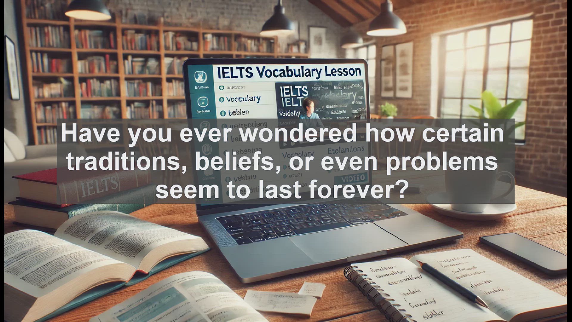 'Video thumbnail for 2500 Must Know IELTS 6.5 Vocabulary - Understanding 'Perpetuate': Boost Your IELTS Vocabulary'