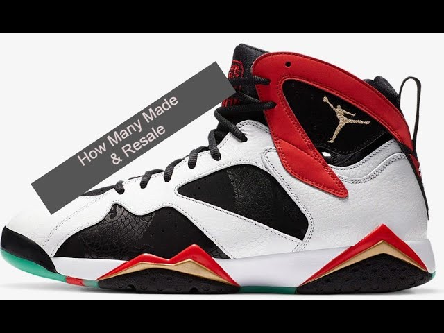 Video thumbnail for Air Jordan 7 GC China Chile Red , Resale Value & How Many Pairs Possibly Made?