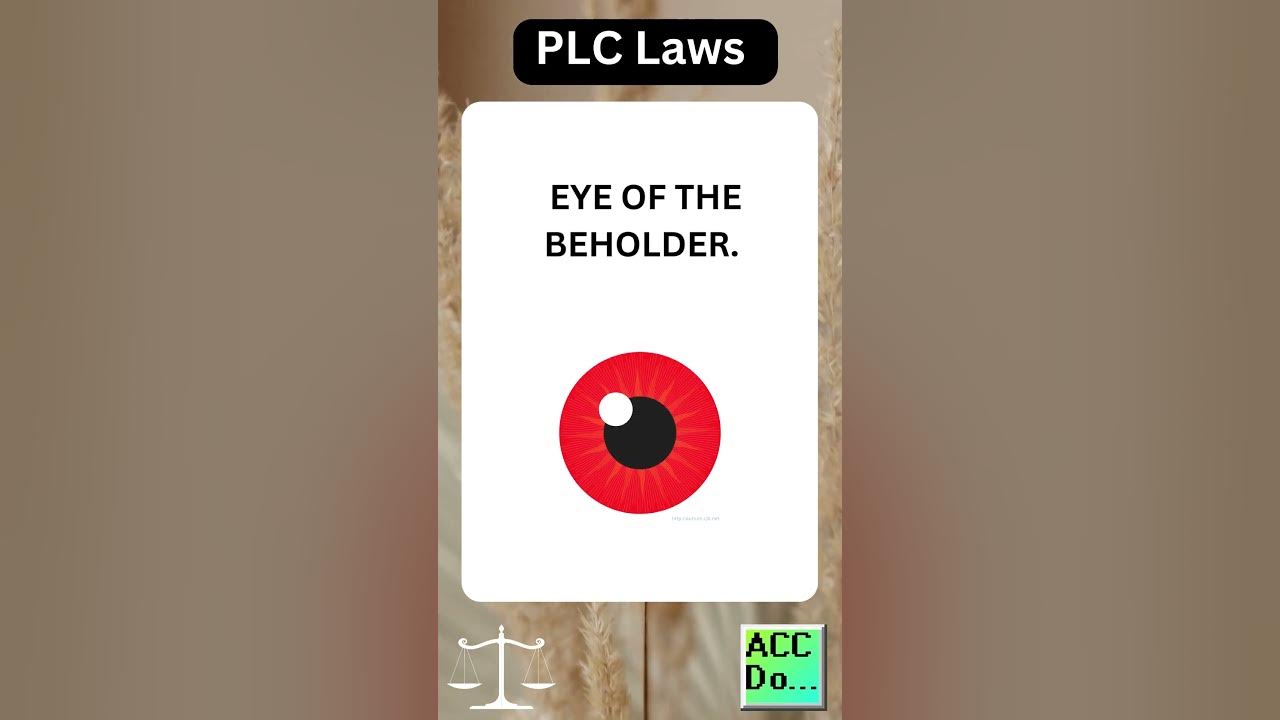 'Video thumbnail for PLC Laws #35.1 - "BROKE " OR "OK" IS IN THE...'
