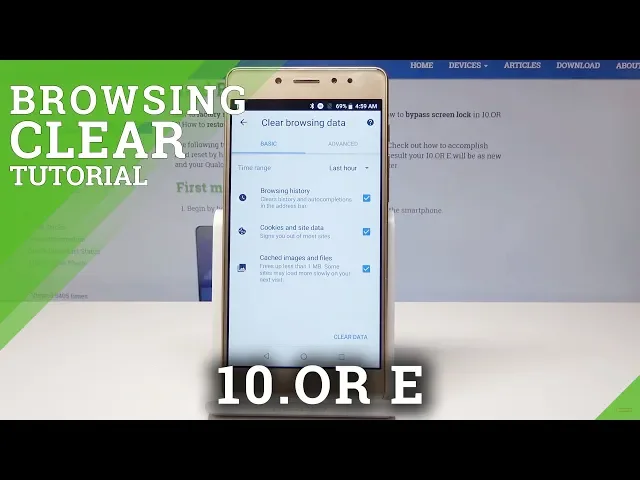 Video thumbnail for How to Delete Browser History in 10.OR E - Erase Browser Memory