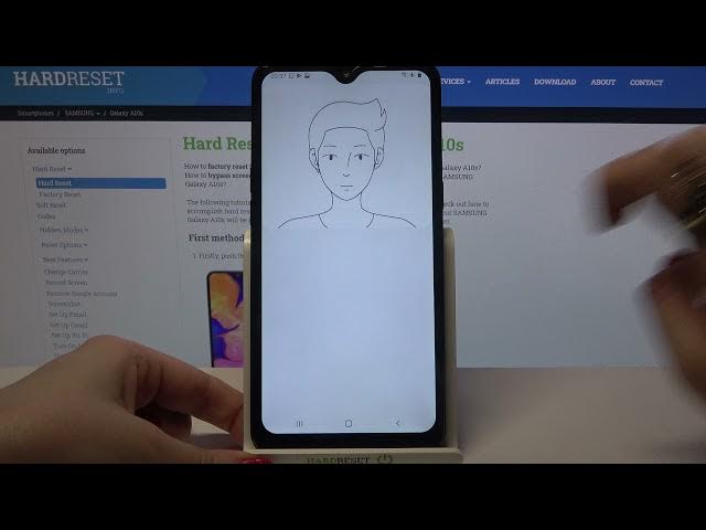 Video thumbnail for How to Add Face Unlock in SAMSUNG Galaxy A10s– Set Face Recognition