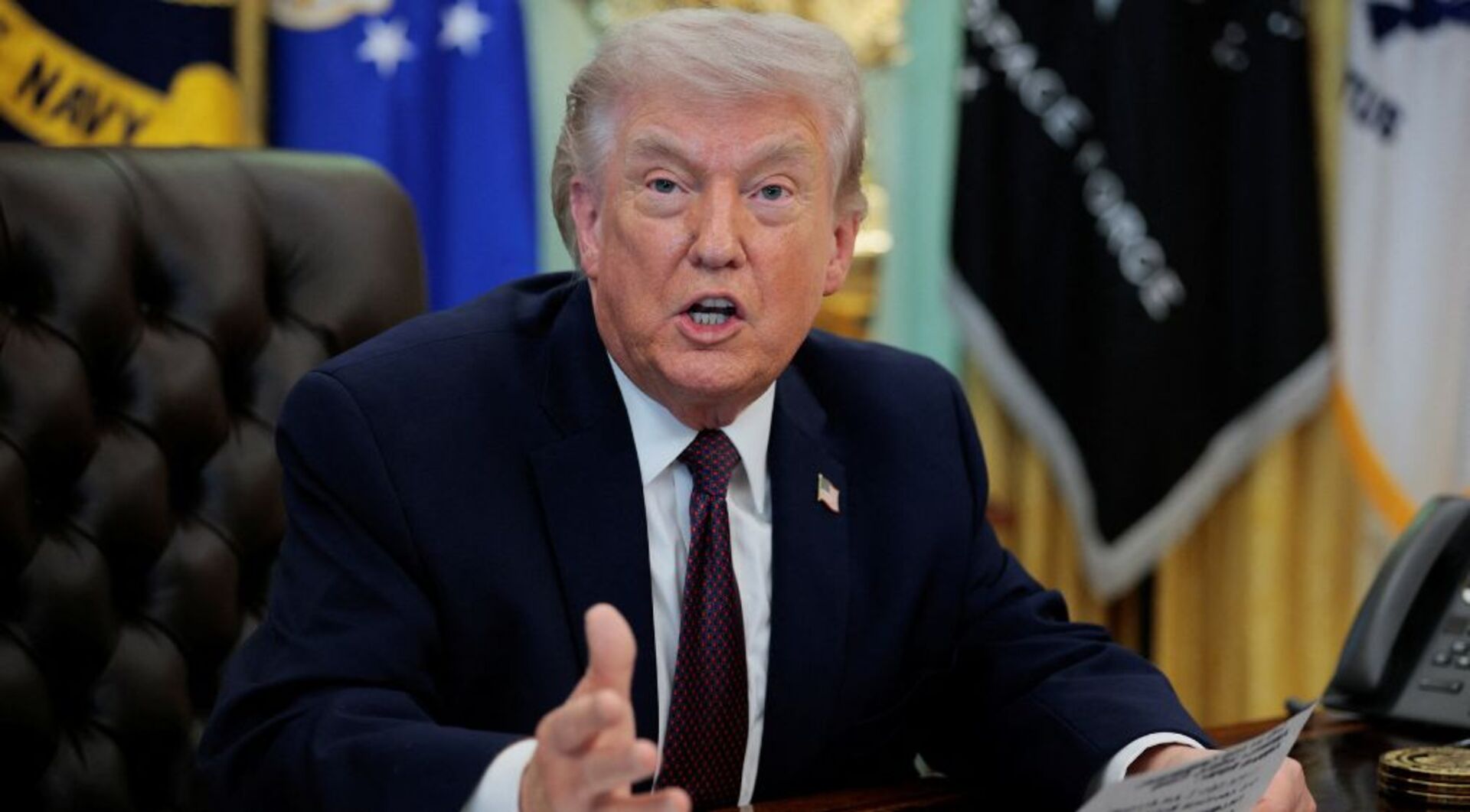 Video thumbnail for Trump claims Iran’s ‘new regime president’ asked for ceasefire