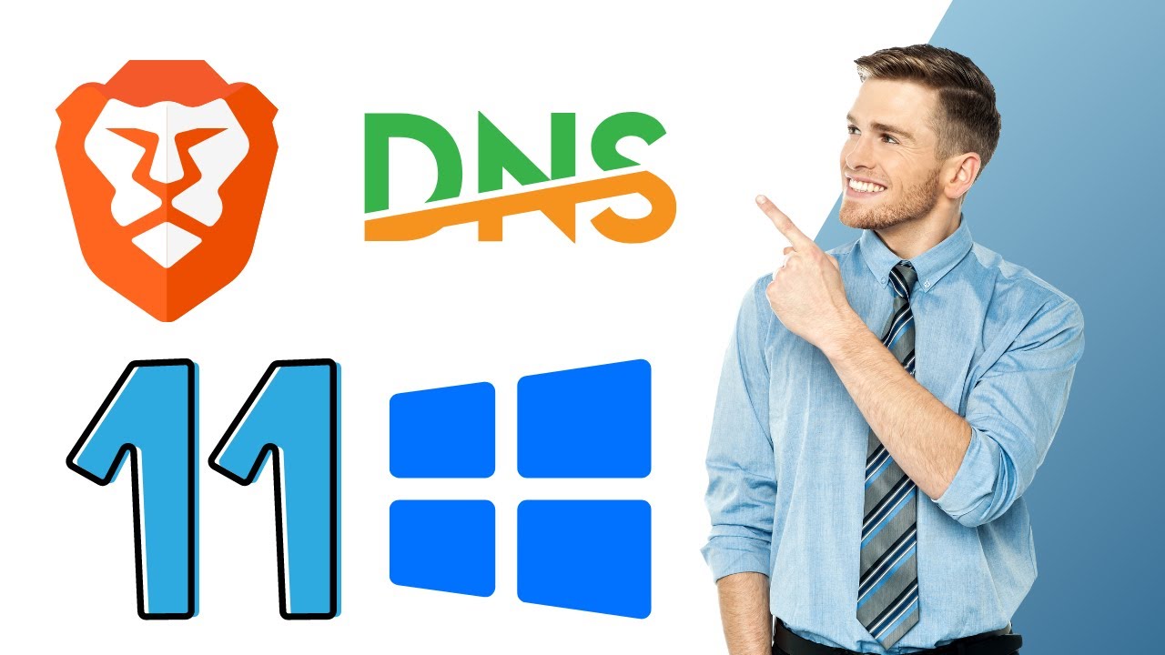 'Video thumbnail for How to Change DNS Address in Brave Browser in Windows 11 or 10 | GearUpWindows Tutorial'