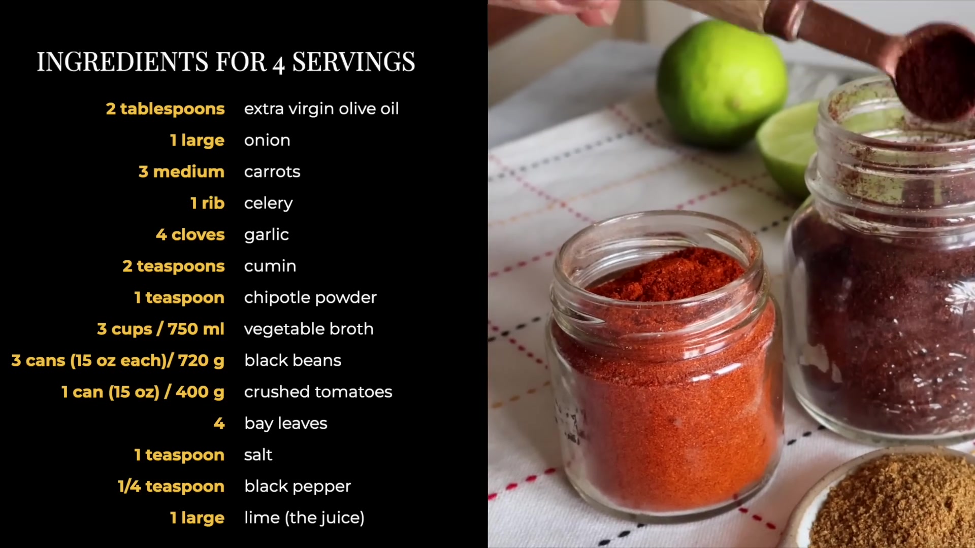 Video thumbnail for Healthy Easy Black Bean Soup That Wows (1080p_25fps_H264-128kbit_AAC)