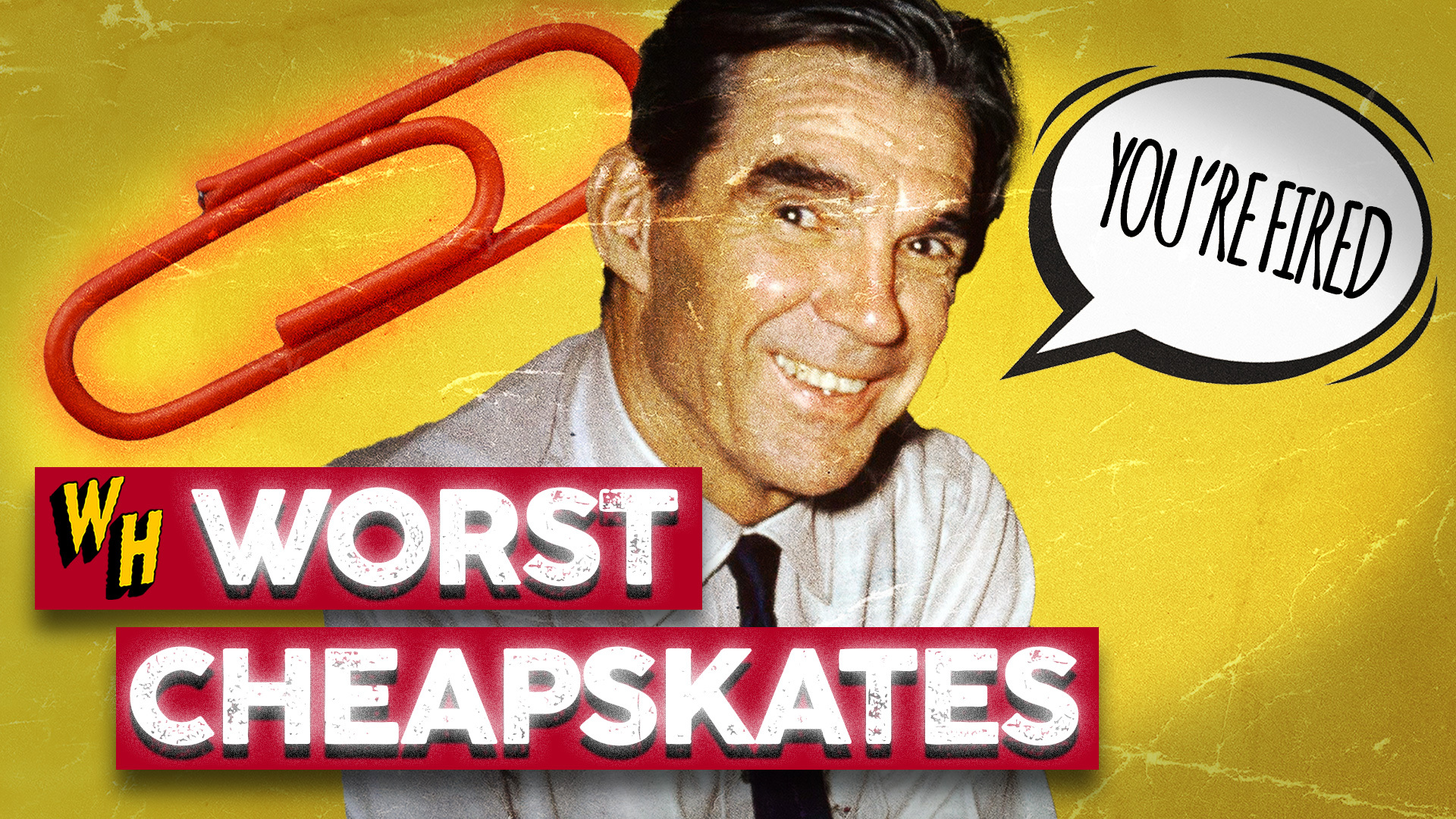 Video thumbnail for Fired For Wasting A Paperclip? | History's Worst Cheapskates