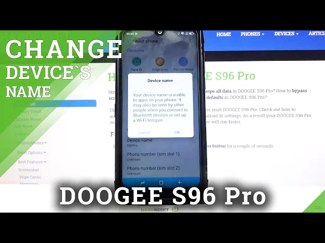 Video thumbnail for How to Change Device Name on DOOGEE S96 Pro – Rename Device