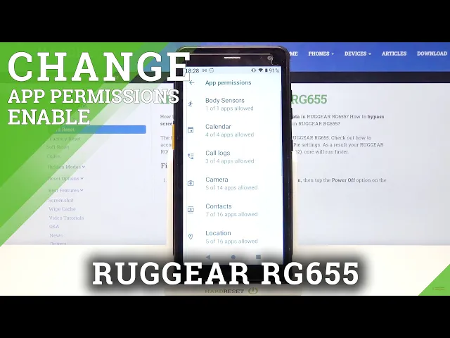Video thumbnail for App Settings on RUGGEAR RG655 – Add & Block Apps Permissions