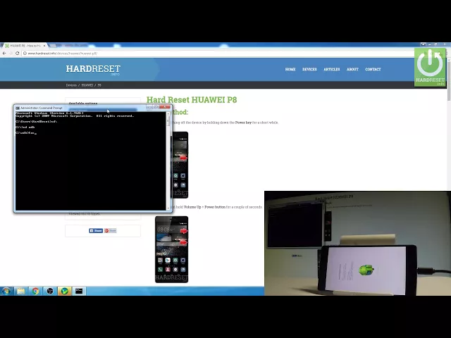 Video thumbnail for How to Read Fastboot Information in HUAWEI P8 - Connect Fastboot
