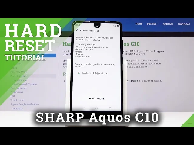 Video thumbnail for How to Perform Hard Reset in SAHRP C10 - Factory Data Reset