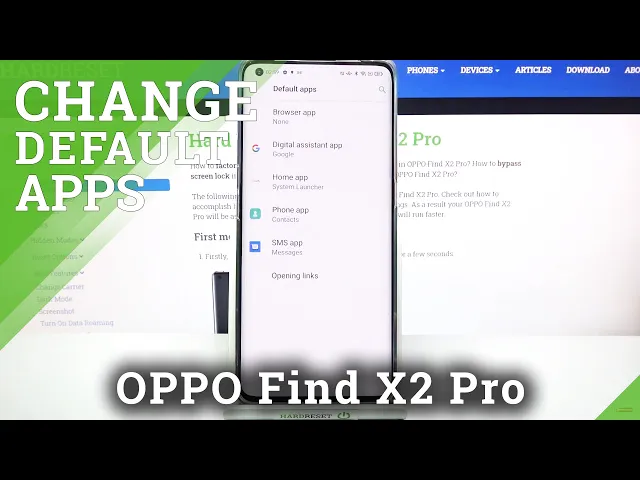 Video thumbnail for How to Change Default Apps in OPPO Find X2 Pro – Set Default Apps