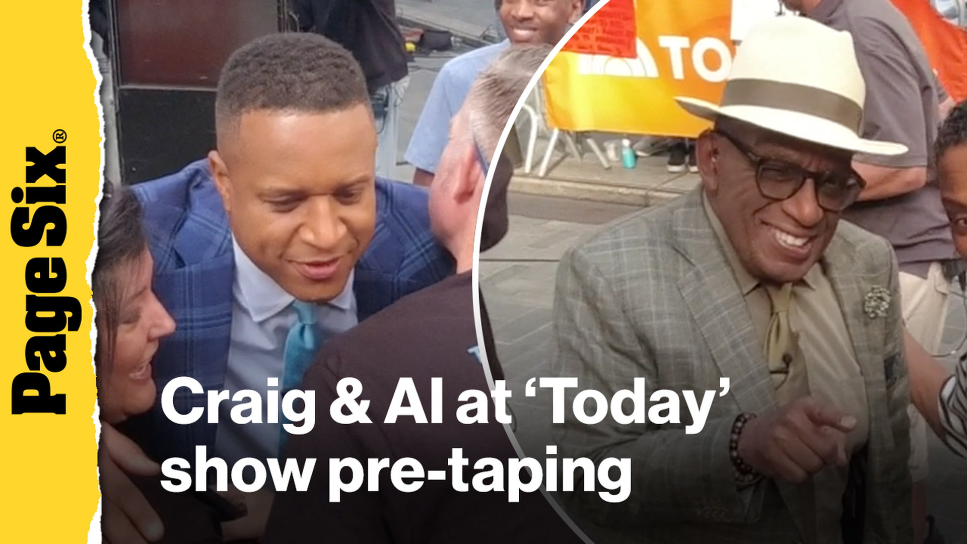 Video thumbnail for Craig Melvin and Al Roker seen at 'Today' show pre-taping after intruder broke into studio