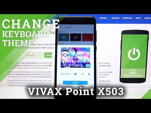Video thumbnail for How to Change Keyboard Theme in Vivax Point X503 – Change Keyboard Background