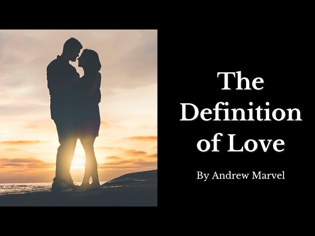 'Video thumbnail for 🔥Love Poetry - The Definition of Love - By Andrew Marvell 🔥Metaphysical Poetry'