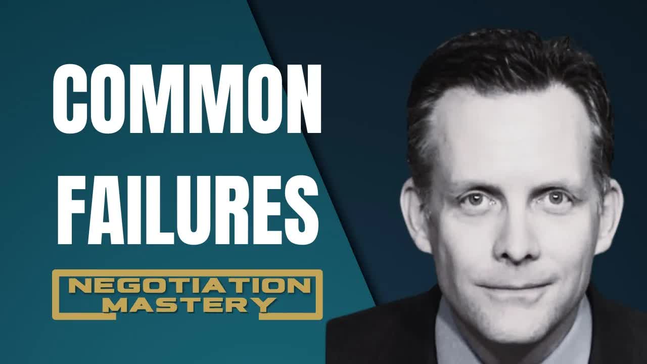 Video thumbnail for Negotiation Mastery: avoid negotiation mistakes: tactical empathy, mindset, and practice