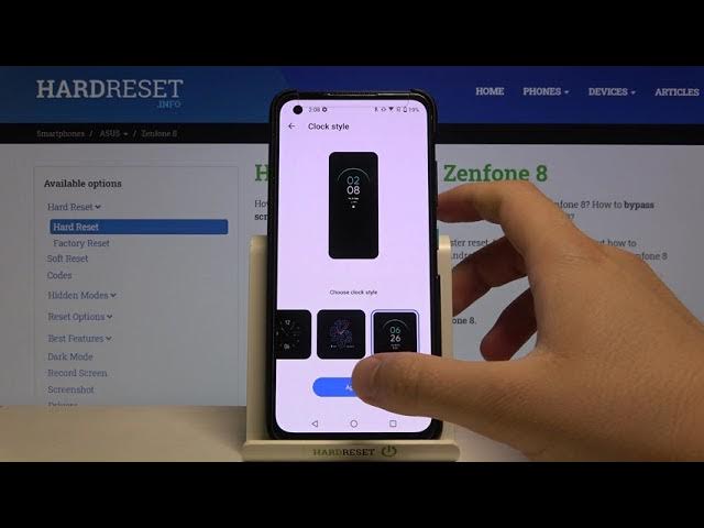 Video thumbnail for How to Change Always On Display Theme in ASUS Zenfone 8 – Customize Always On Display