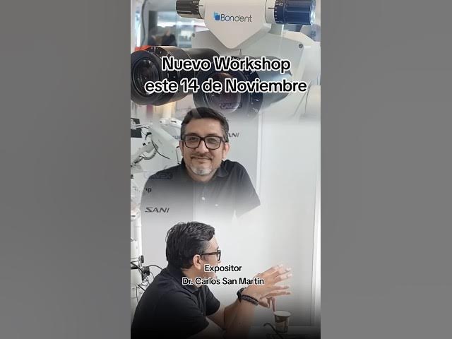 Video thumbnail for Workshop 'Introducción a la Microscopia' con el Dr. Carlos San Martín este 14 NOV 📍 Dident #endo