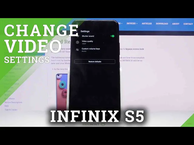 Video thumbnail for How to Adjust Video Quality in Infinix S5 – Set Up Video Quality
