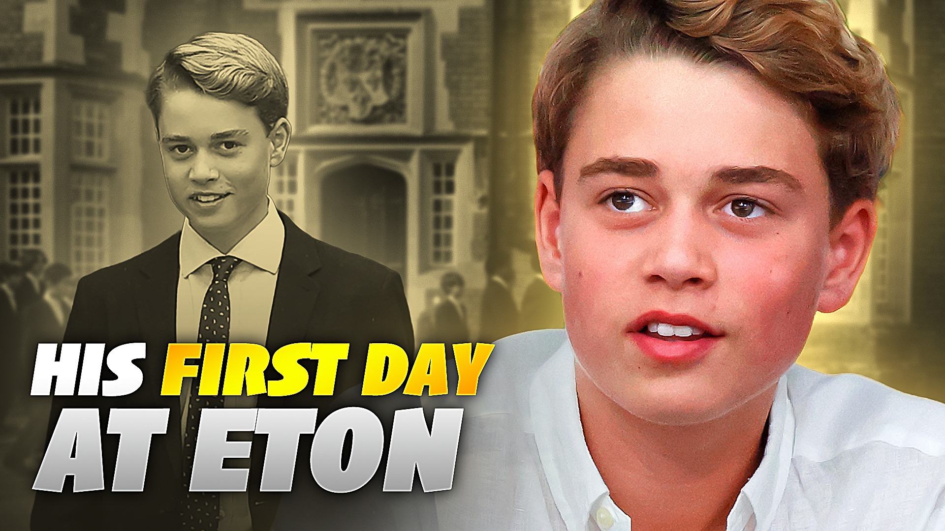 Video thumbnail for Prince George's First Day At Eton Has Everyone Talking