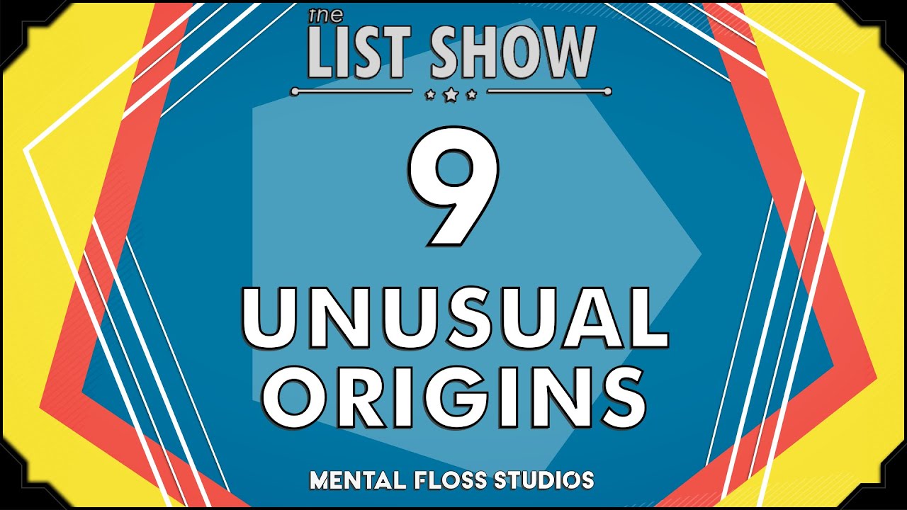 Video thumbnail for The Unusual Origins of 9 Household Items | Mental Floss
