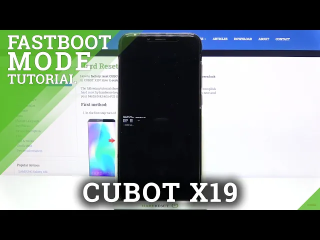 Video thumbnail for How to Enter Fastboot Mode on CUBOT X19 – Open & Use Fastboot Mode