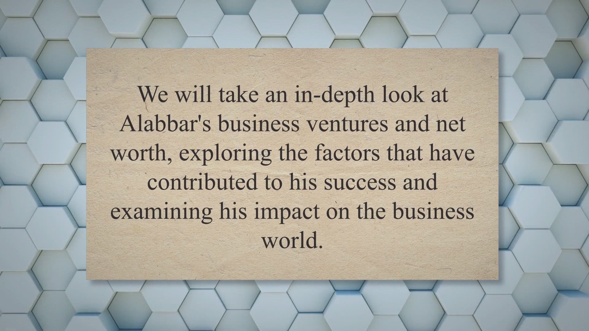 Video thumbnail for The Rise of Mohamed Alabbar: An In-Depth Look at His Business Ventures and Net Worth