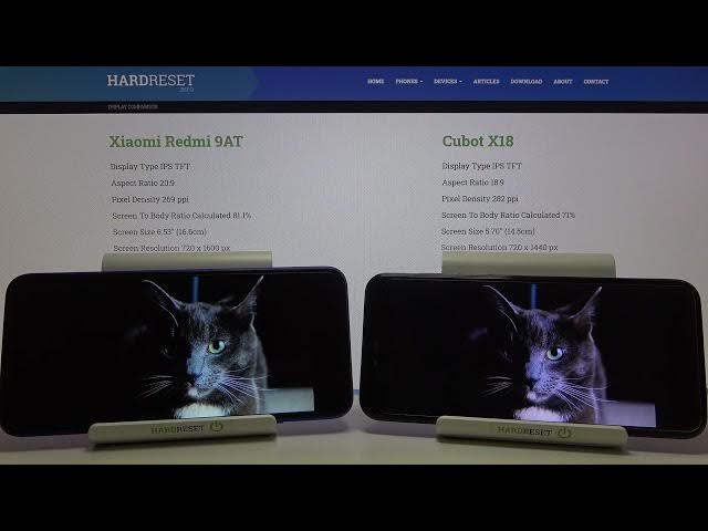 Video thumbnail for Display Comparison XIAOMI Redmi 9AT & CUBOT X18 – Performance Test