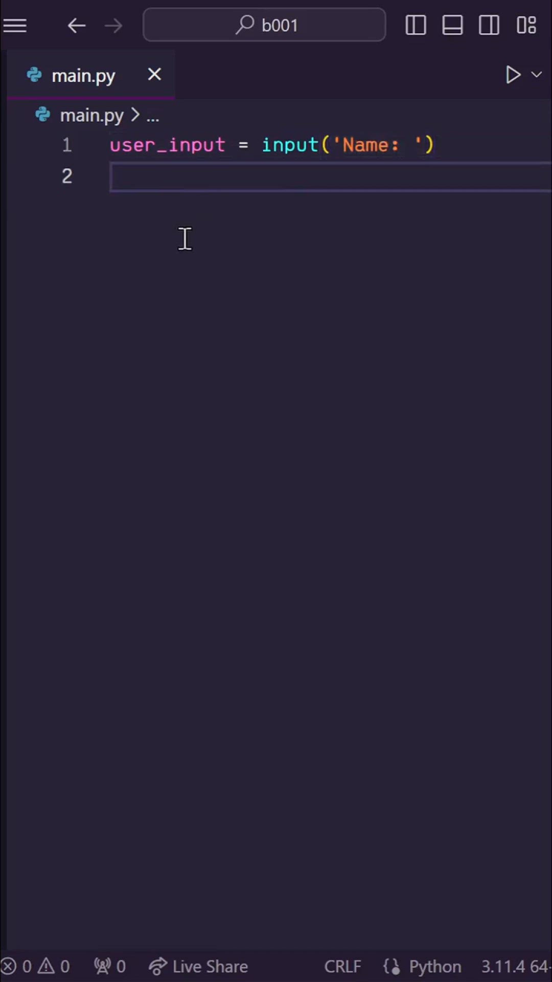 'Video thumbnail for CLEVER Python One Liner!! '