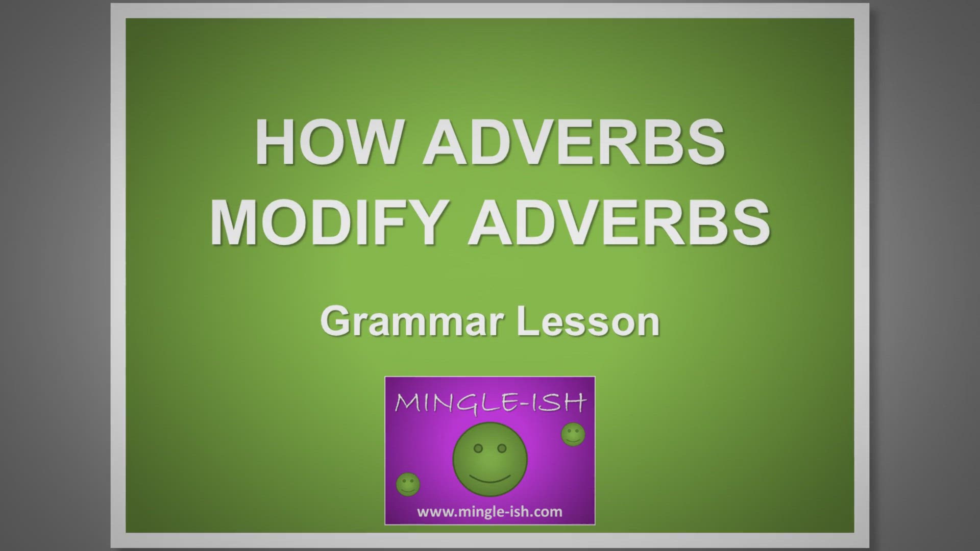 'Video thumbnail for How Adverbs Modify Adverbs: Quick Grammar Guide'