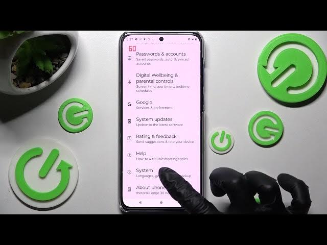 Video thumbnail for How to Turn On / Off Auto Correction on MOTOROLA EDGE 30 Neo – Text Correction Settings