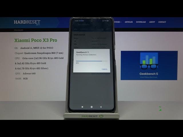 Video thumbnail for Geekbench 5 Benchmark on POCO X3 Pro – CPU Test Result