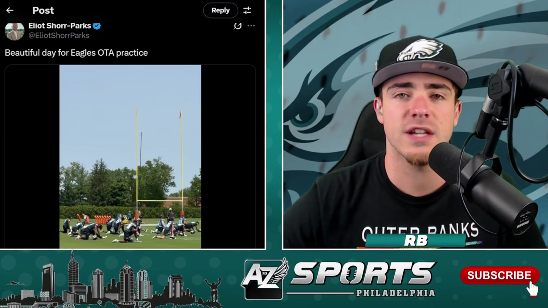 Video thumbnail for a to z sports philadelphia eagles: eagles huge otas updates! fangio on huff trade, dejean's position, plus injury news!