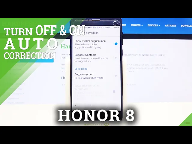 Video thumbnail for How to Turn On Auto Correction on HONOR 8 – Turn Off Auto Correction