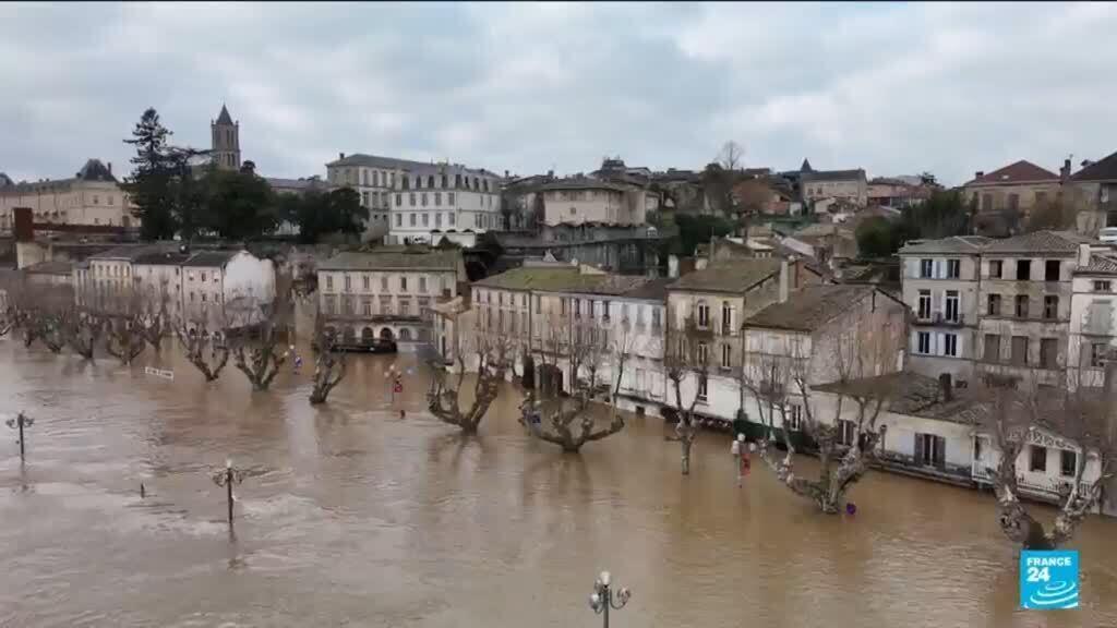Video thumbnail for French businesses face heavy losses after record flooding