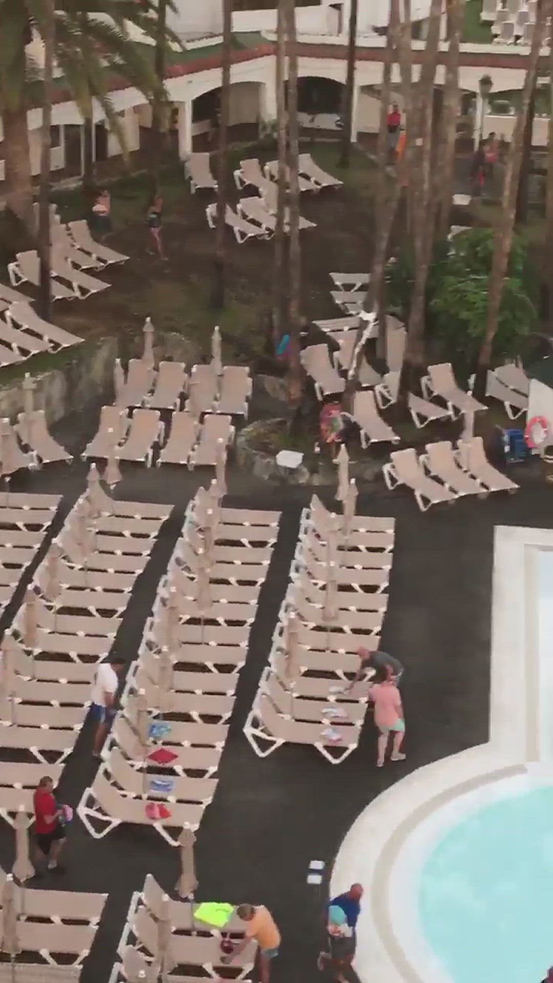 'Video thumbnail for Wettrennen um Sonnenliegen In Playa del Inglés'