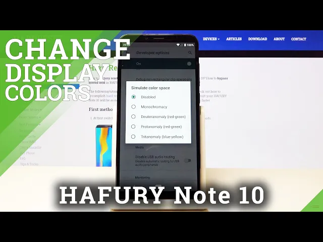 Video thumbnail for How to Adjust Colors in HAFURY Note 10 – Personalize Display Temperature