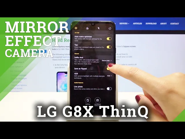 Video thumbnail for How to Disable Mirror Effect on LG G8X ThinQ – Turn Off Mirror Effect
