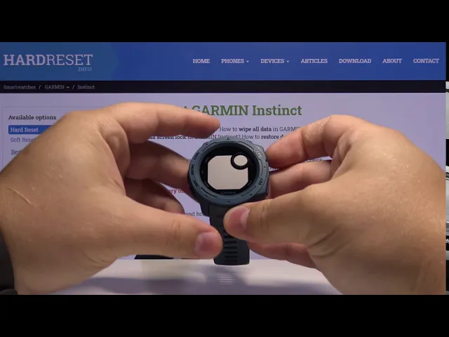 Video thumbnail for Hard Reset GARMIN Instinct – Delete Data & Reset Settings