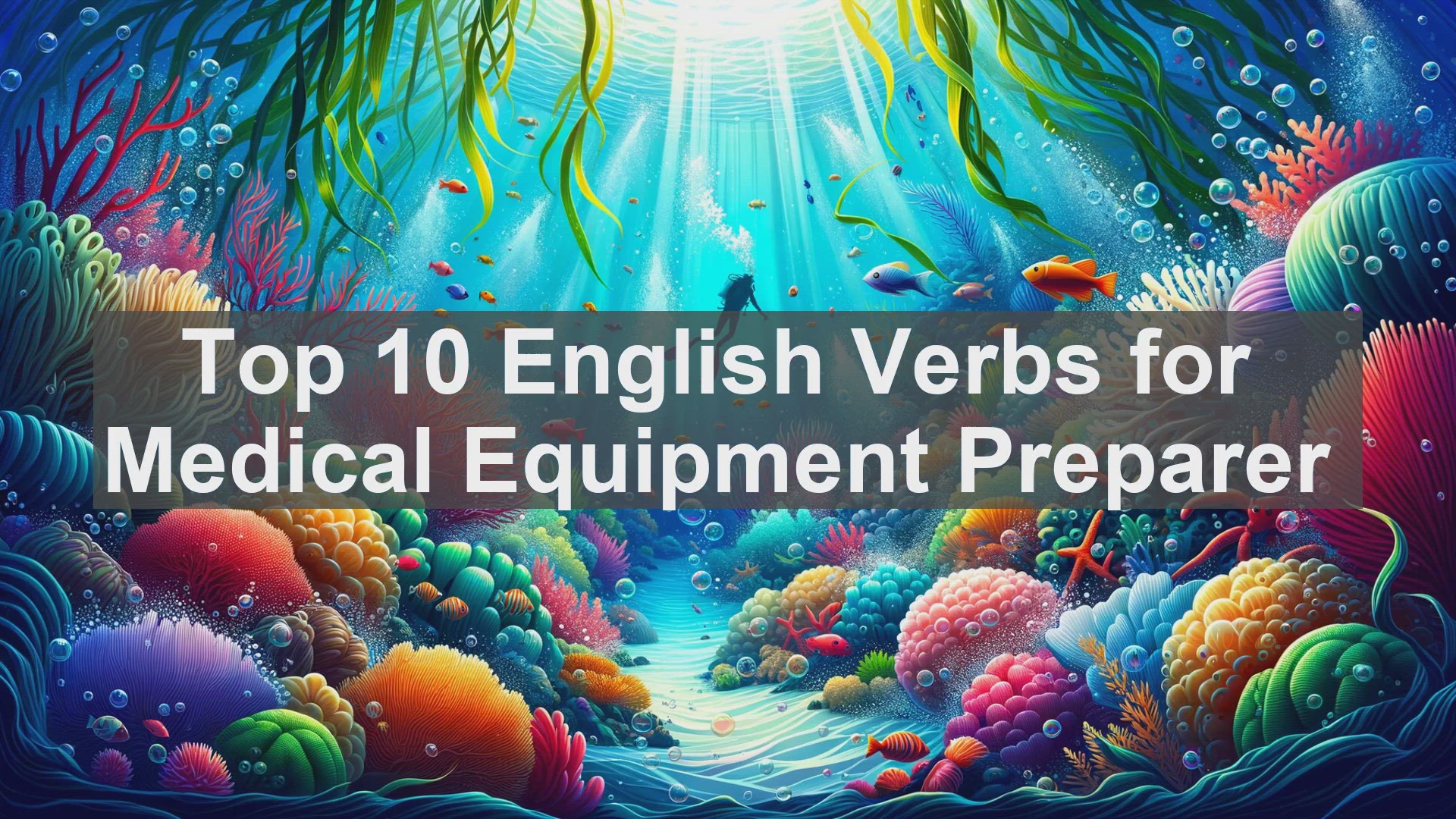 'Video thumbnail for Top 10 English Verbs for Medical Equipment Preparer'