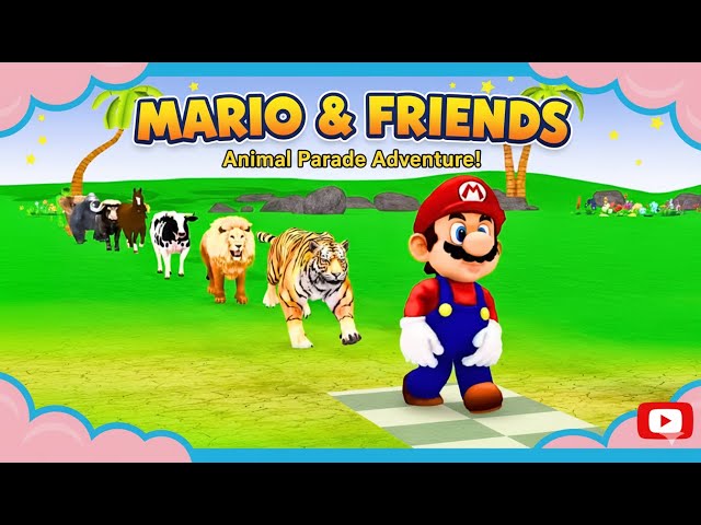 Video thumbnail for Long Slide Game With Cow Elephant Gorilla Hippopotamus Tiger 3d Animal Game Funny 3d Animals1