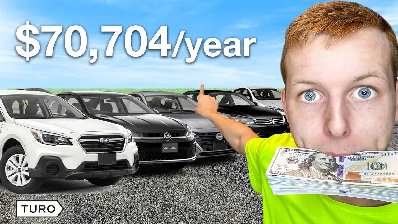 Video thumbnail for financial wolf: turo car rental: making $70k/year? real costs & profits revealed