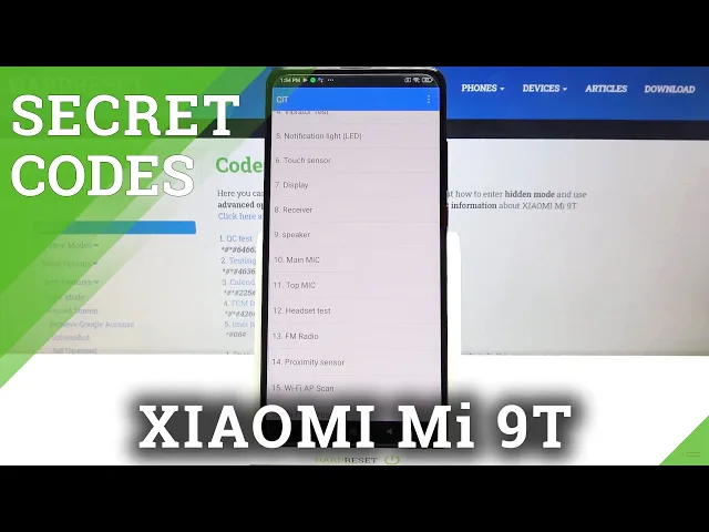 Video thumbnail for Secret Codes for XIAOMI Mi 9T – Testing Mode / Calendar Storage / IMEI Status